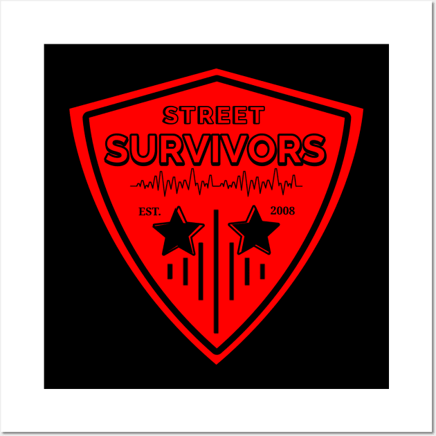 Street survivor pick guitar Wall Art by Summer_Bummer